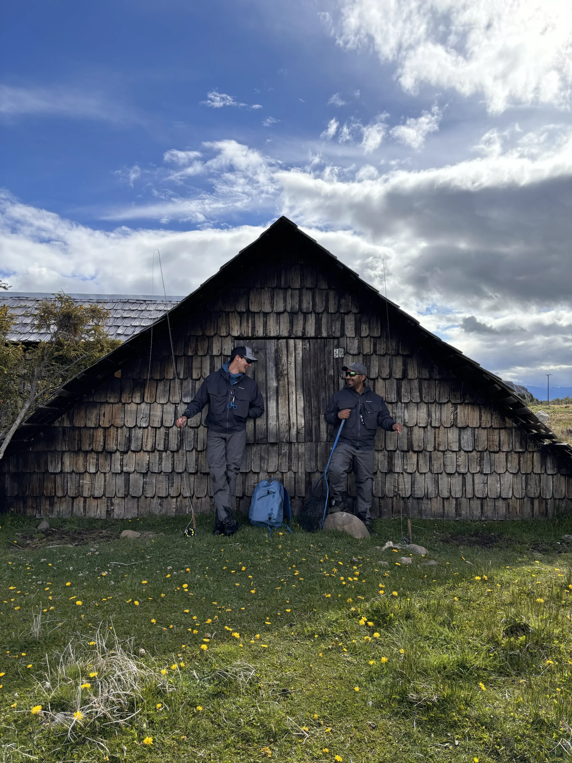 Matías and Sebastián, professional Patagonia fly fishing guides in Coyhaique